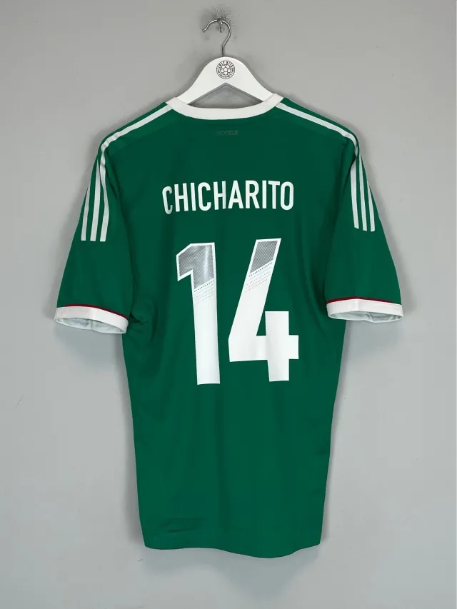 2011/13 MEXICO CHICHARITO #14 *PLAYER ISSUE* HOME SHIRT (L) ADIDAS | Cult Kits