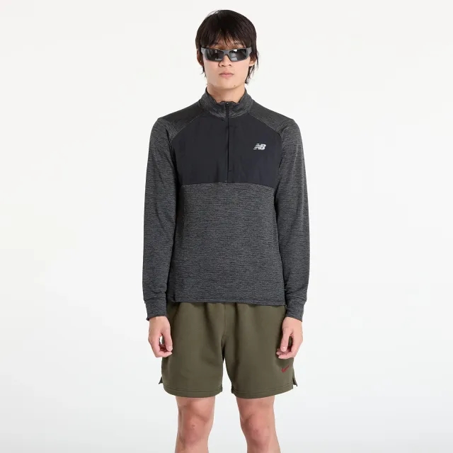 Sweatshirt New Balance Athletics Heat Grid 1/2 Zip Black L
