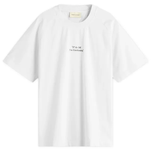 Bram's Fruit Men's F*Ck Off Raglan T-Shirt White