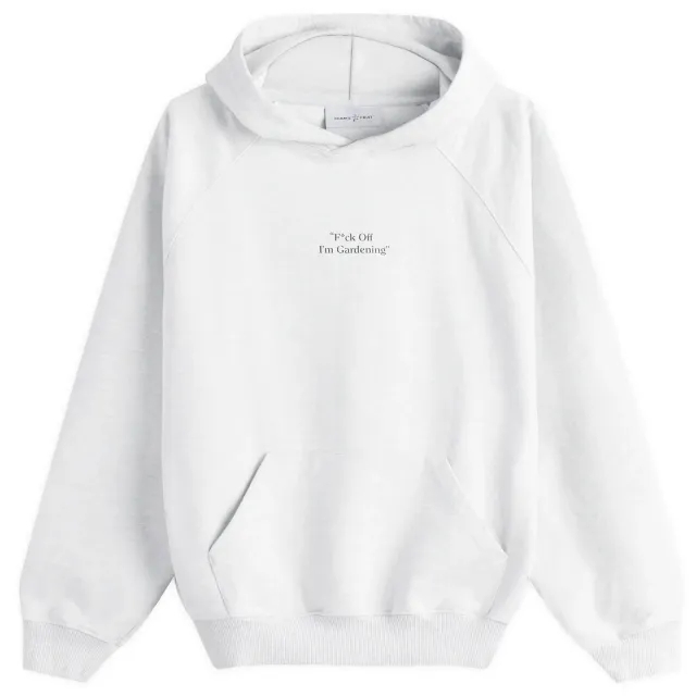 Bram's Fruit Men's F*Ck Off Raglan Hoodie Grey Melange