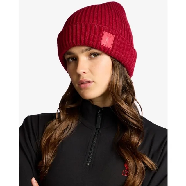 LFC Womens  Ribbed Beanie Red
