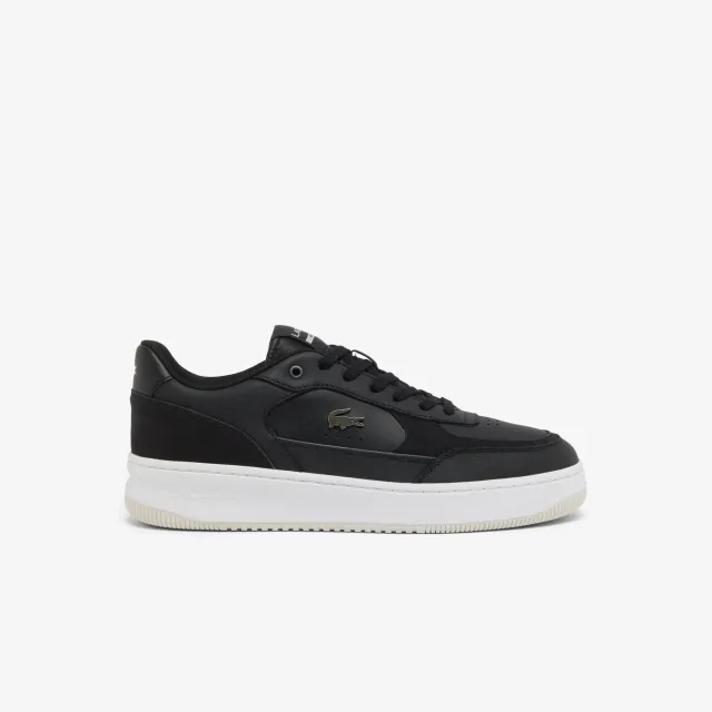 Lacoste Men's L001 Ace Leather Sneakers - Black & White
