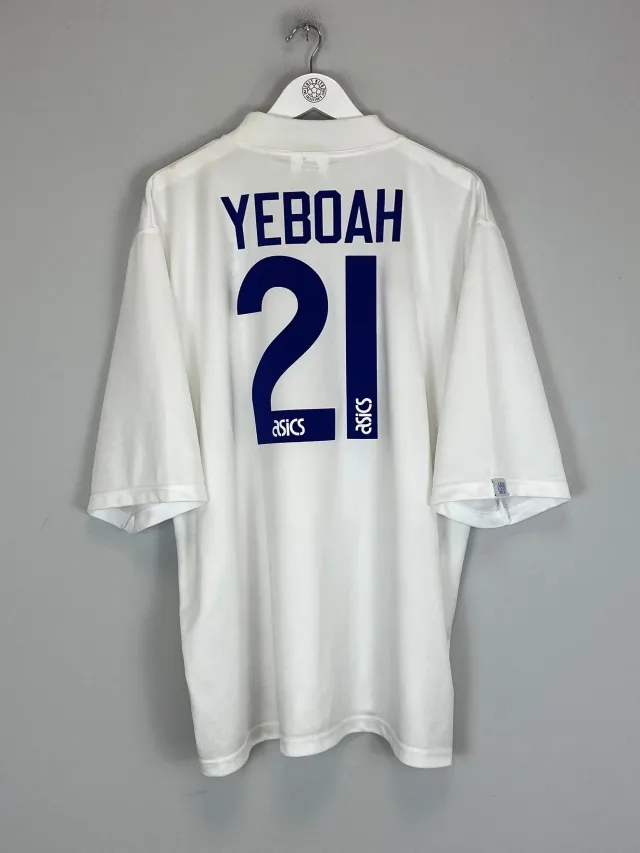 1995/96 LEEDS UNITED YEBOAH #21 HOME SHIRT (XXL) ASICS | Cult Kits