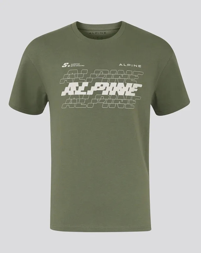 Castore Bwt Alpine Formula One Team Silverstone Oversized T-shirt Unisex - Egret