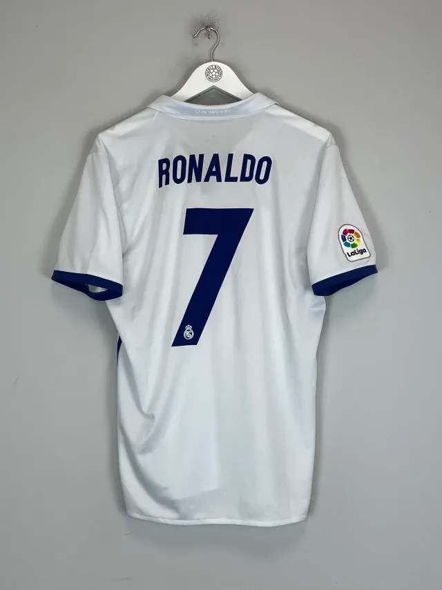 2016/17 REAL MADRID RONALDO #7 HOME SHIRT (M) ADIDAS | Cult Kits