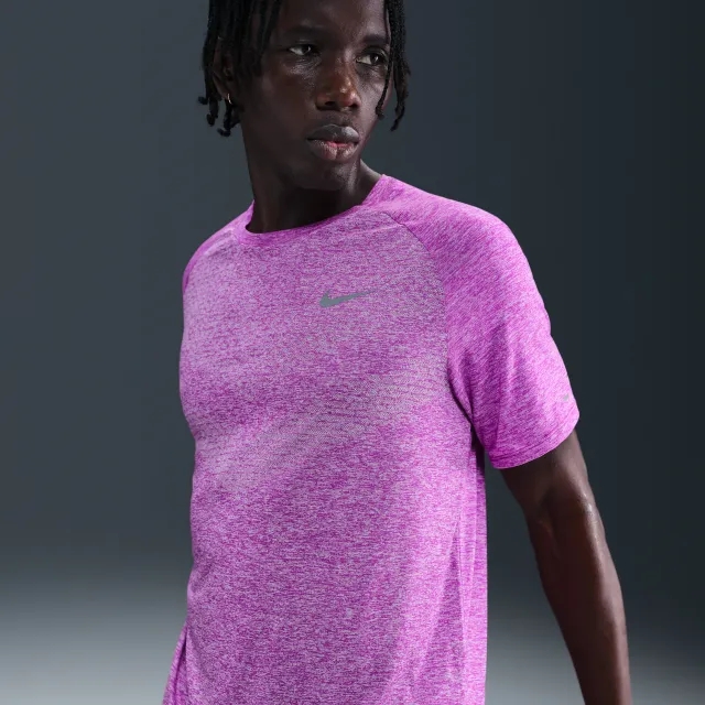 Nike Stride Men's Dri-FIT ADV Short-Sleeve Running Top - Purple - Recycled Polyester