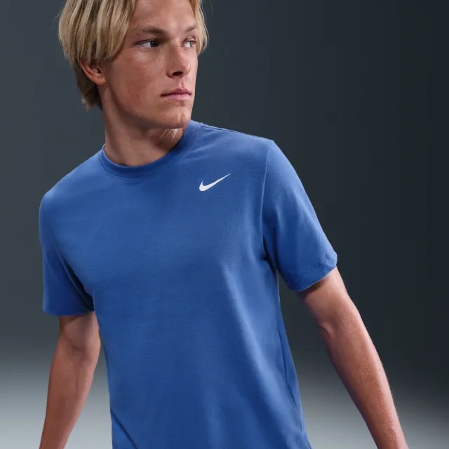 Nike Dri-FIT Men's Fitness T-Shirt - Blue