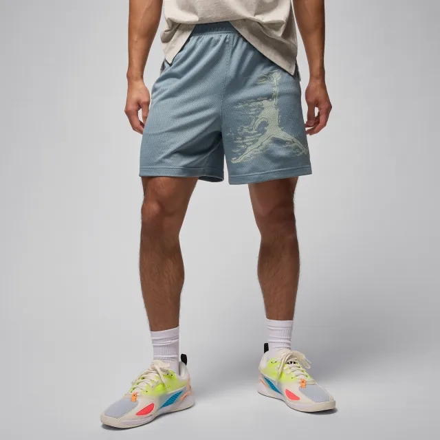 Nike Jordan Sport Men's Dri-FIT Graphic Shorts - Grey - Sustainable Materials