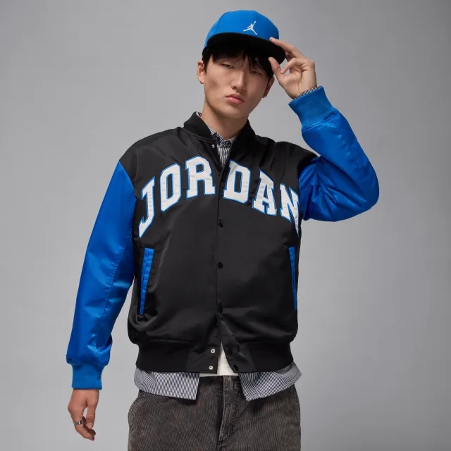Nike Jordan Brooklyn Men's University Varsity Jacket - Black