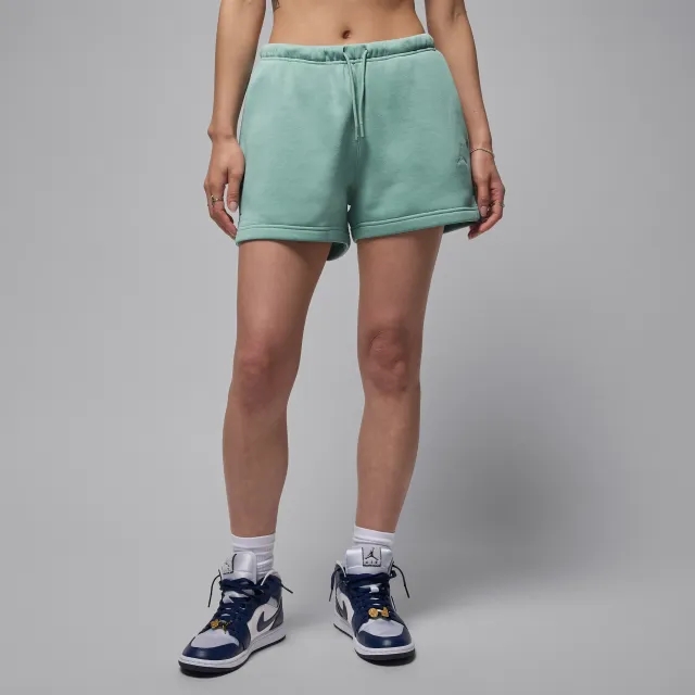 Nike Jordan Brooklyn Fleece Women's Shorts - Green - Fleece