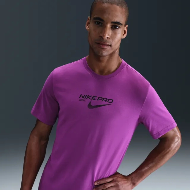 Nike Men's Dri-FIT Training T-Shirt - Purple