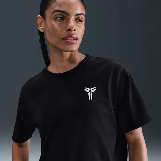 Nike Kobe Women's Dri-FIT Cropped Basketball T-Shirt - Black - Sustainable Materials