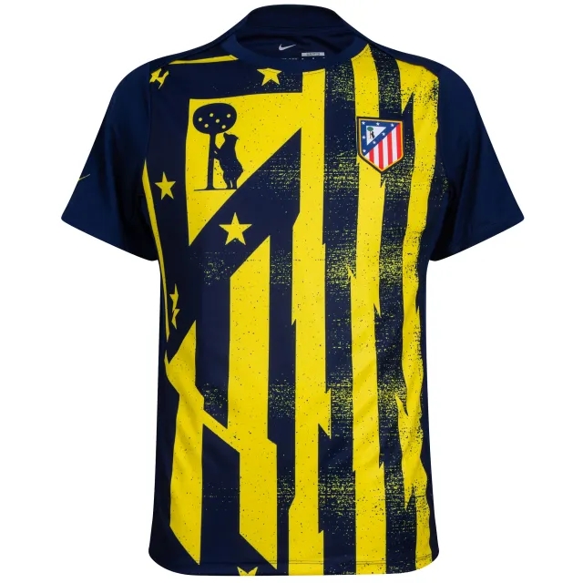 Nike Atletico Madrid Dri-Fit Academy Pro Pre-Match Shirt - Blue/Yellow - 2025-2026