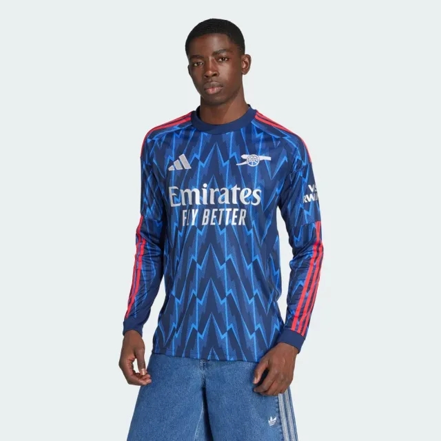 adidas Arsenal 25/26 Long Sleeve Away Jersey