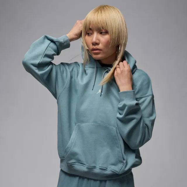 Nike Jordan Sport Crossover Women's Dri-FIT Fleece Hoodie - Grey - Sustainable Materials
