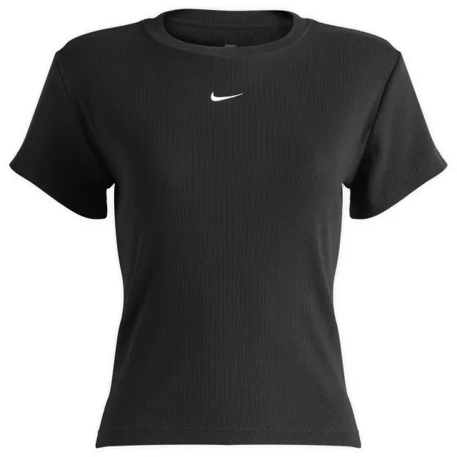 Nike Women's Tight Ribbed T-Shirt Black