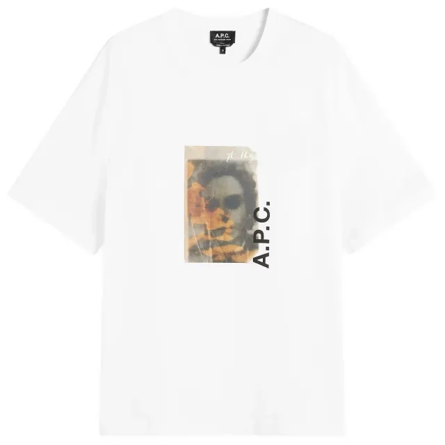 A.P.C. Men's Jean Portrait T-shirt White