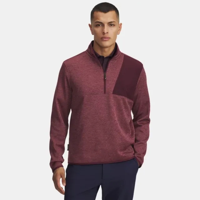 Under Armour  Drive SweaterFleece Men's ½ Zip Dark Maroon / Dark Maroon L