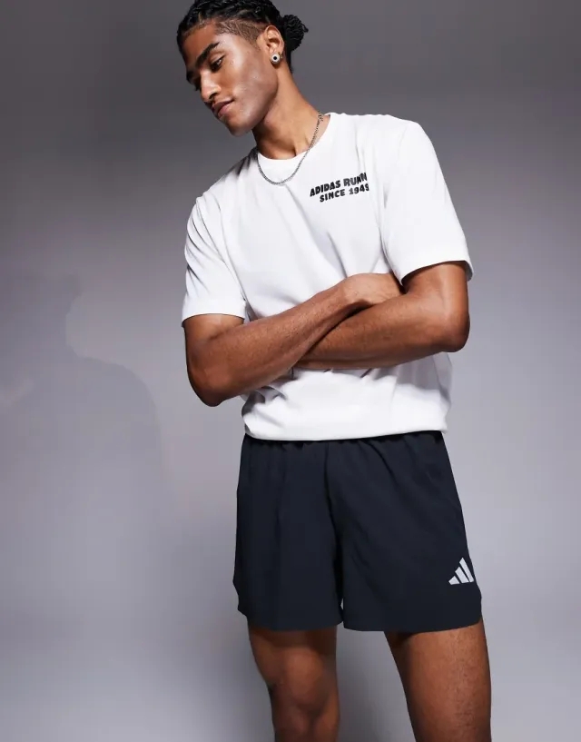 Adidas Running Adi365 Shorts In Black