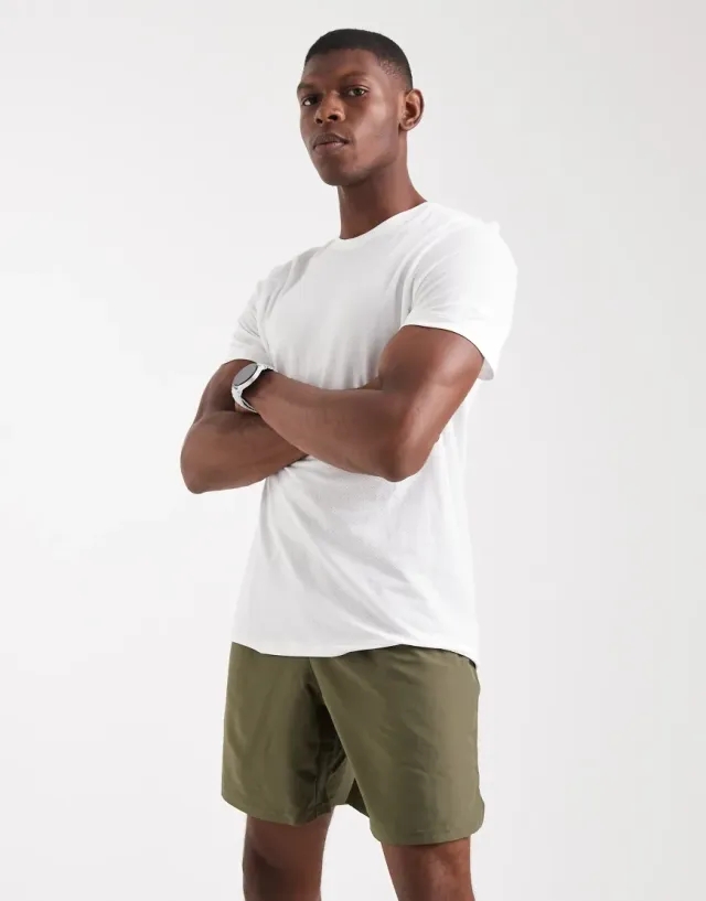Under Armour Tech Woven Wordmark Shorts In Marine Green