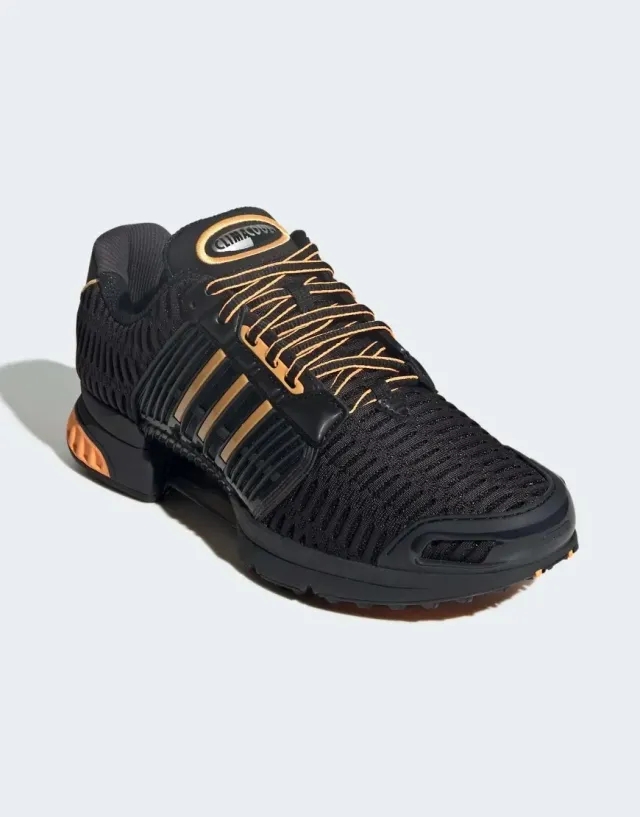 Adidas Originals Climacool 1 Shoes In Core Black / Flash Orange / Ca