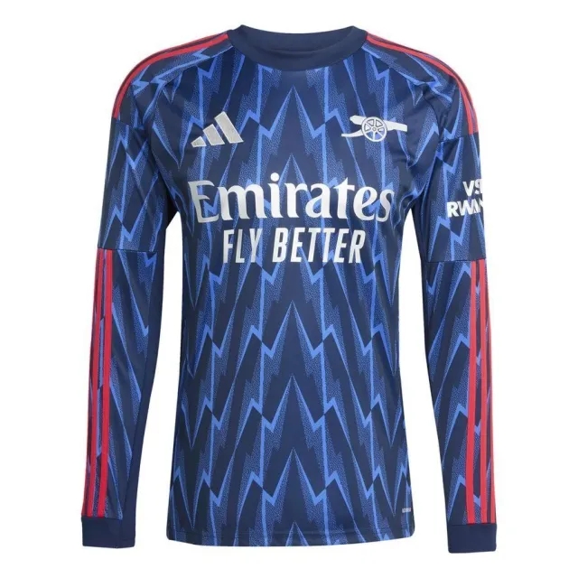 Arsenal Away Shirt 2025/26 Long Sleeves - ['Blue']