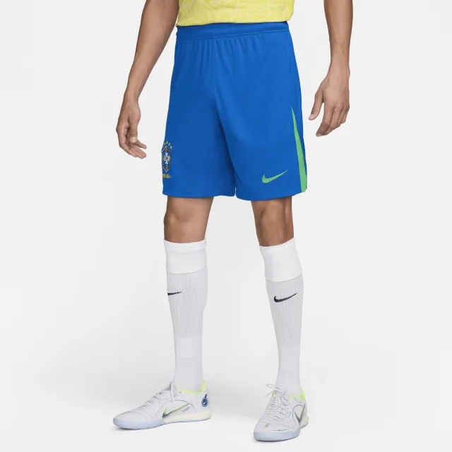 Brazil 2024 Stadium Home Men's Nike Dri-FIT Football Replica Shorts - Blue - Polyester