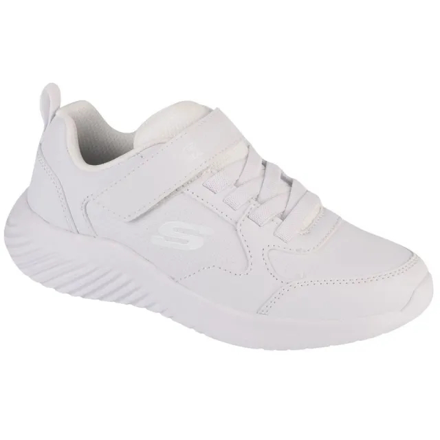 Skechers Boy's Bounder - Power Study Sneaker in White