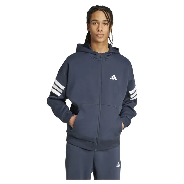 Adidas Future Icons 3 Stripes Full Zip Sweatshirt
