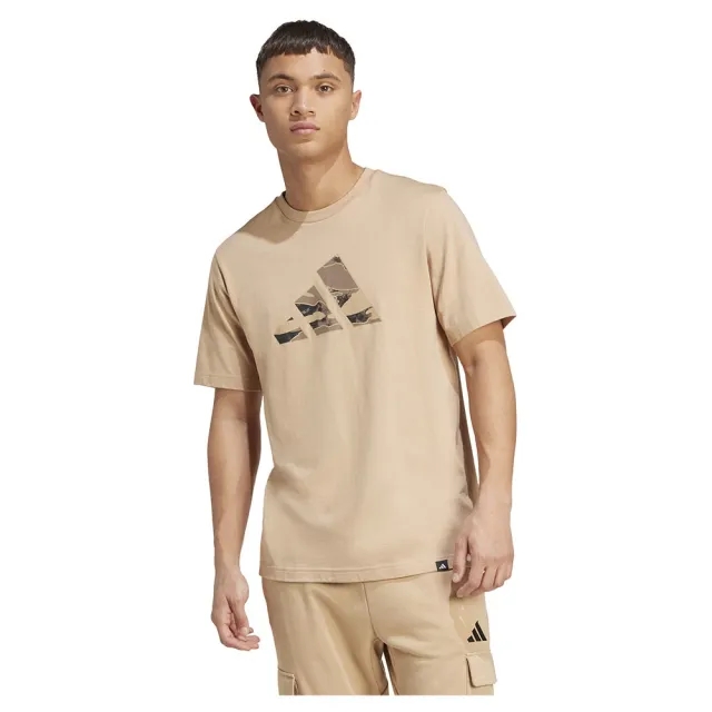Adidas Camo Logo Graphic Short Sleeve T-shirt