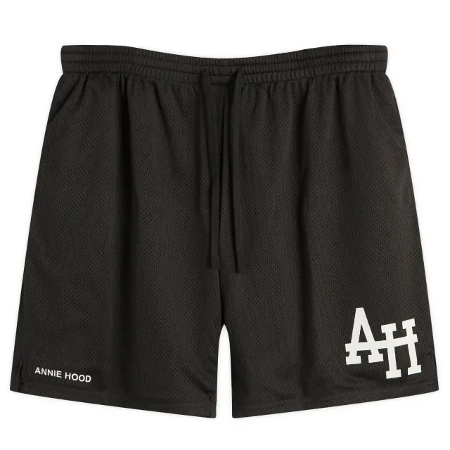 ANNIE HOOD Men's Mesh Shorts Black