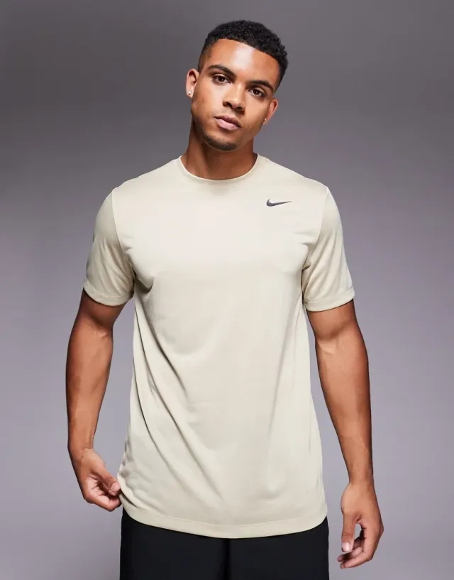 Nike Training Legend Dri-Fit T-Shirt In Beige-Green