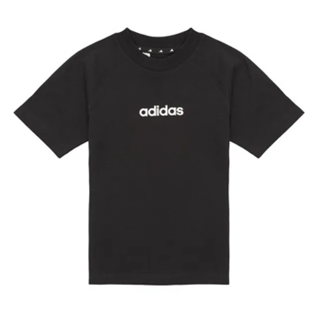adidas  JC9753  girls's Children's T shirt in Black