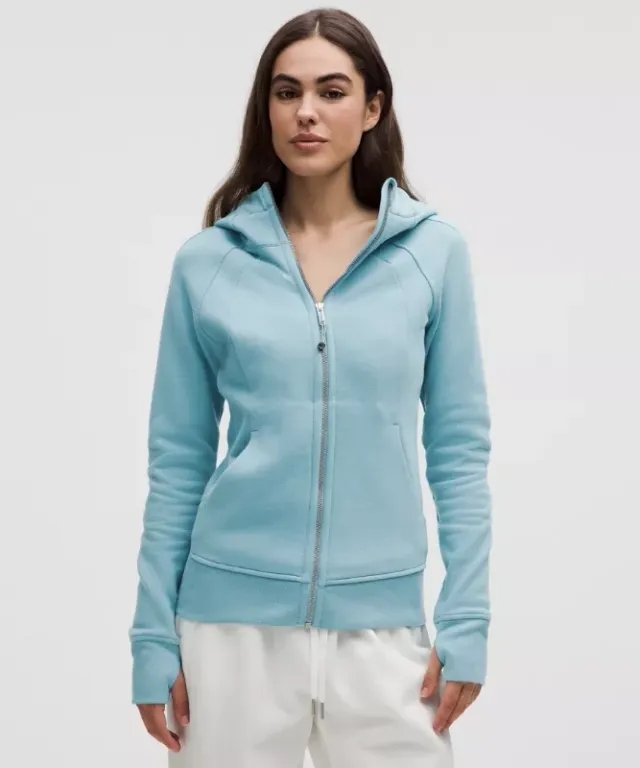 lululemon – Women's Scuba Full-Zip Hoodie – Color Blue – Size 0