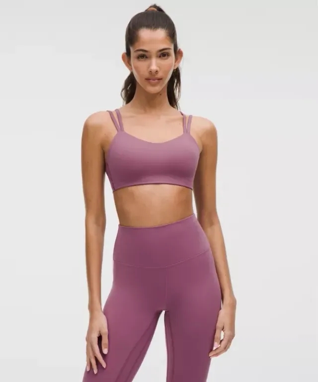 lululemon – Women's Like a Cloud Sports Bra Light Support, B/C Cup – Color Neon/Purple – Size 10