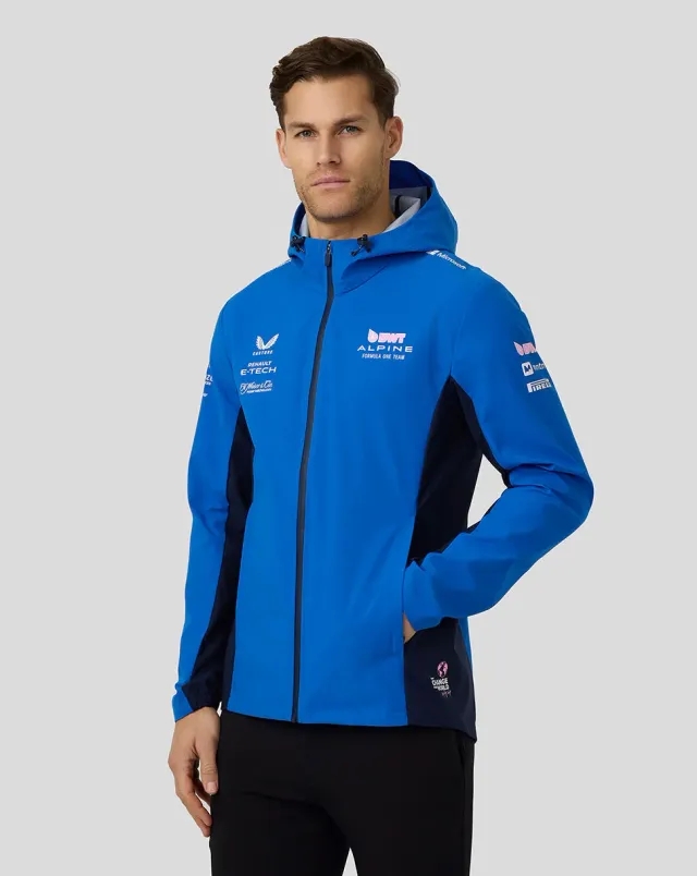 Castore Bwt Alpine Formula One Team’S Official Water Resistant Jacket - Lapis Blue