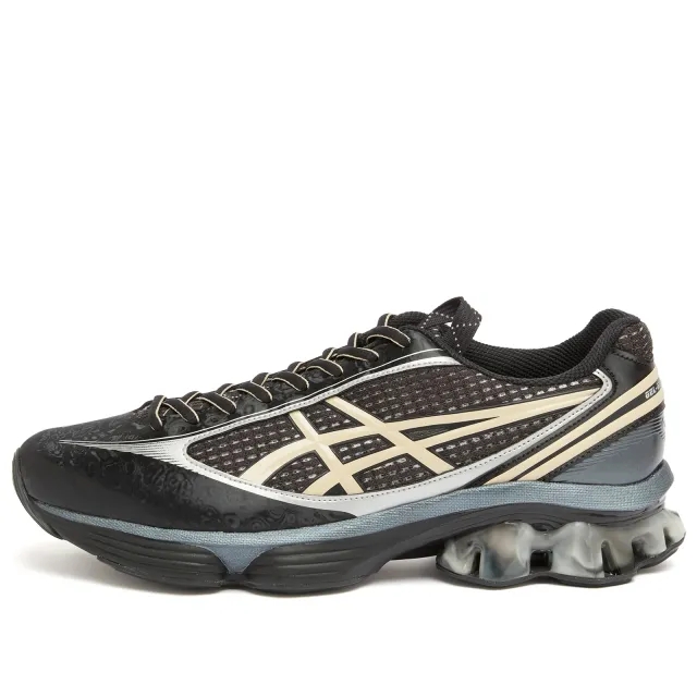 Asics Men's US6-S GEL-Kinetic Fluent Sneaker Black/Vanilla