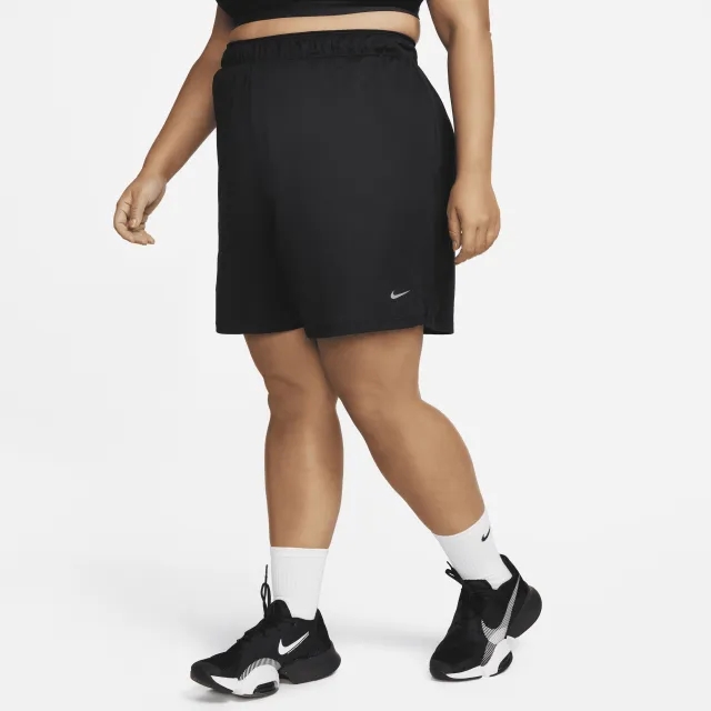 Nike Dri-FIT Attack Women's Mid-Rise 12.5cm (approx.) Unlined Shorts - Black - Polyester