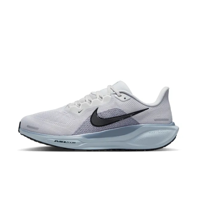 Nike Pegasus 41 Men's Road Running Shoes (Extra Wide) - Grey
