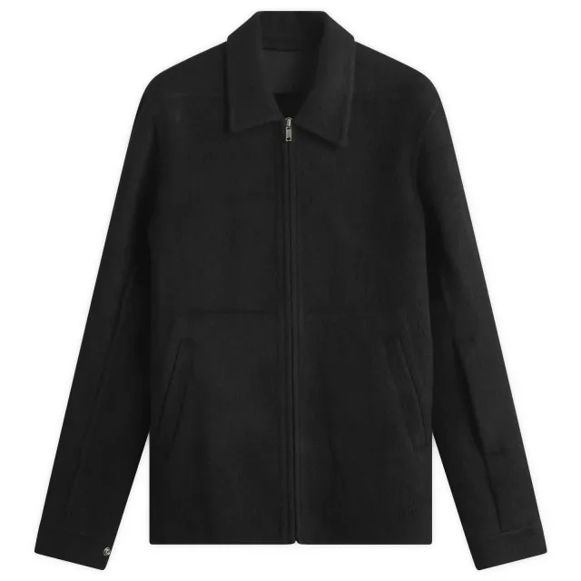 Rick Owens Men's Double Cashmere Brad Jacket Black