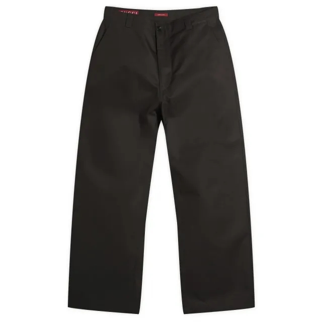 Gucci Men's Cotton Twill Trouser Black