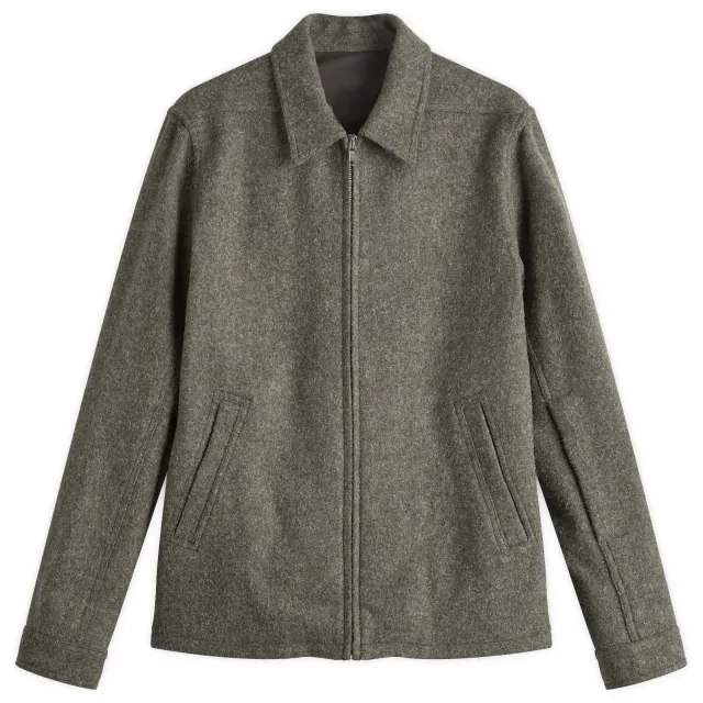 Rick Owens Men's Brad Wool Jacket Bosco