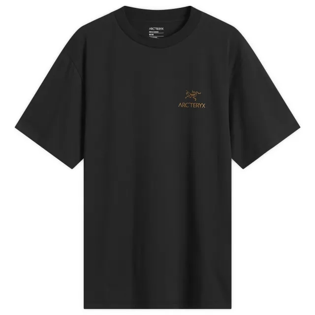 Arc'teryx Men's Kragg SL Cotton Bird Word T-Shirt 24K Black