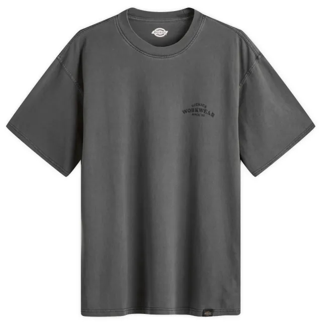 Dickies Men's Christiana Garment Dyed T-Shirt Black