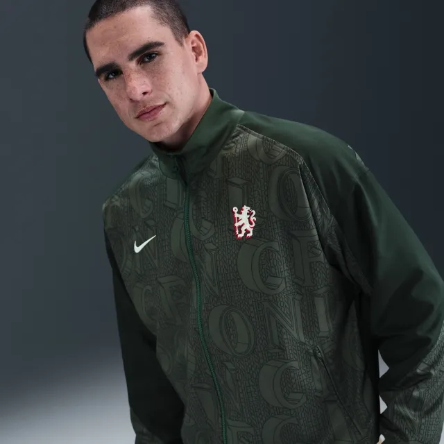 Nike Chelsea Dri-Fit Strike Anthem Jacket - Dark Green - 2025-2026