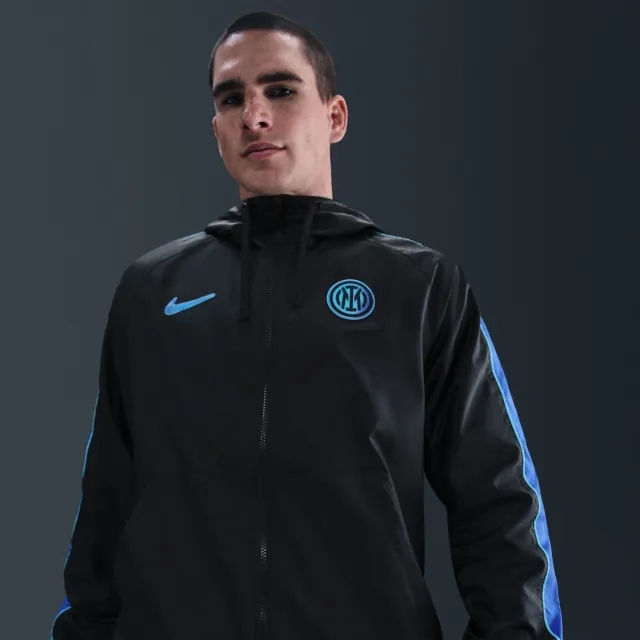 Nike Inter Milan NSW SPE Hooded Woven Tracksuit - Black/Blue - 2025-2026