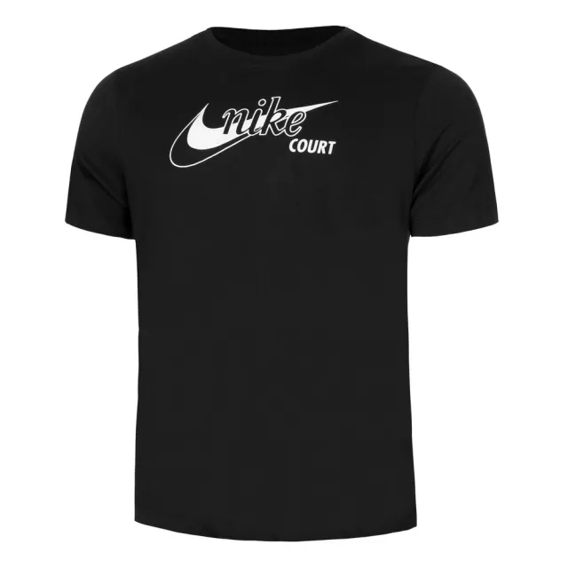 Nike Dri-Fit Swoosh T-Shirt Men - Black, White