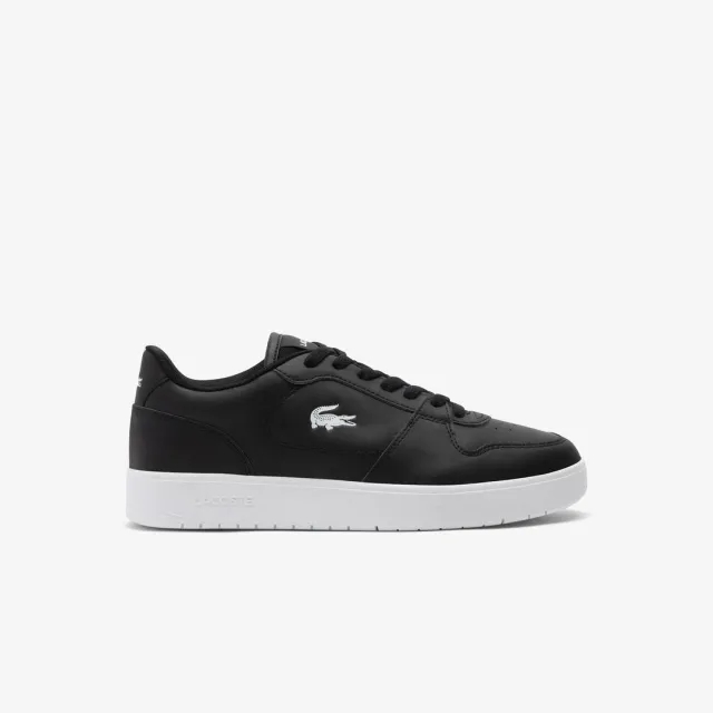 Lacoste Men's Court Ace Leather Sneakers - Black & White