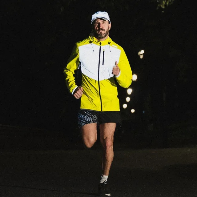 Lumina Men's Running Jacket + Chest Light Bundle