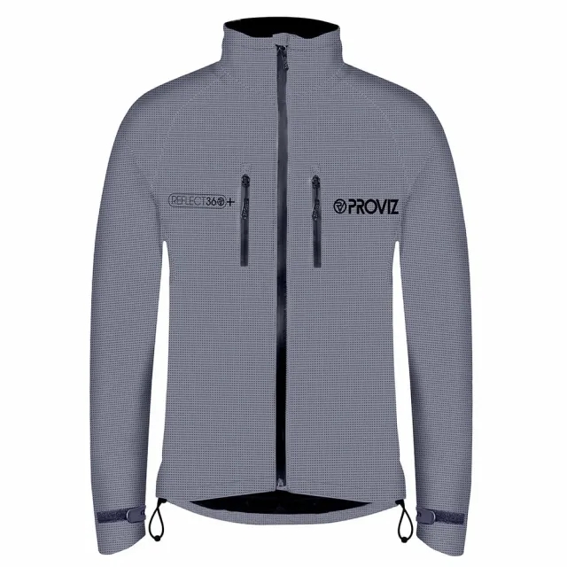 Men's Fully Reflective Enhanced Waterproof Cycling Jacket